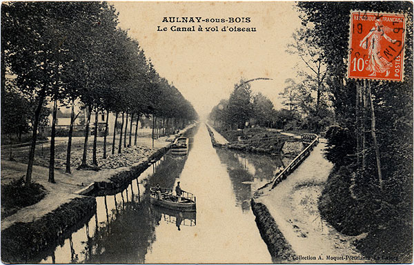 AULNAY-sous-BOISLe Canal à vol d'oiseau